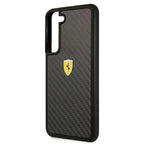 Ferrari karboninis dėklas Galaxy S22 – juodas -- Samsung Galaxy S22
