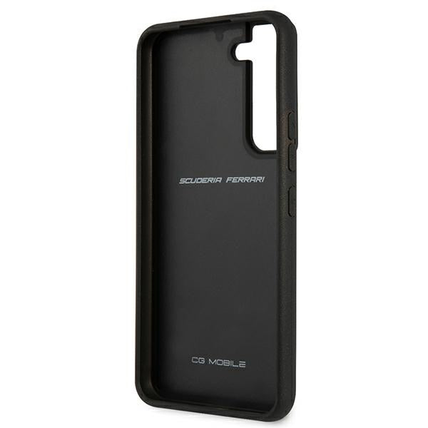 Ferrari karboninis dėklas Galaxy S22 – juodas -- Samsung Galaxy S22