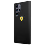 Ferrari silikoninis dėklas Galaxy S22 Ultra – juodas -- Samsung Galaxy S22 Ultra