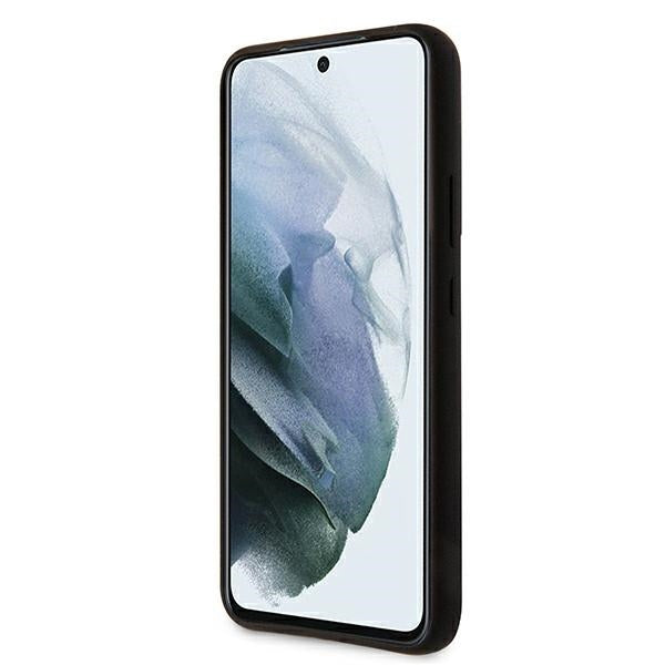 Ferrari silikoninis dėklas Samsung Galaxy S22+ – juodas -- Samsung Galaxy S22+