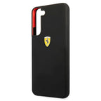 Ferrari silikoninis dėklas Samsung Galaxy S22+ – juodas -- Samsung Galaxy S22+