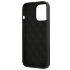 Guess MagSafe silikoninis dėklas iPhone 13/13 Pro – juodas -- iPhone 13 Pro