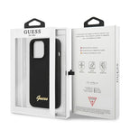Guess MagSafe silikoninis dėklas iPhone 13/13 Pro – juodas -- iPhone 13 Pro