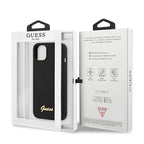 Guess MagSafe silikoninis dėklas iPhone 13 – juodas