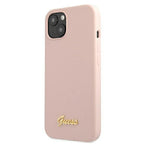 Guess MagSafe silikoninis dėklas iPhone 13 – rožinis