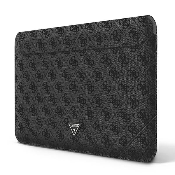 Guess 4G Uptown Triangle Logo dėklas 13-14" nešiojamajam kompiuteriui – juodas -- Laptop Bags