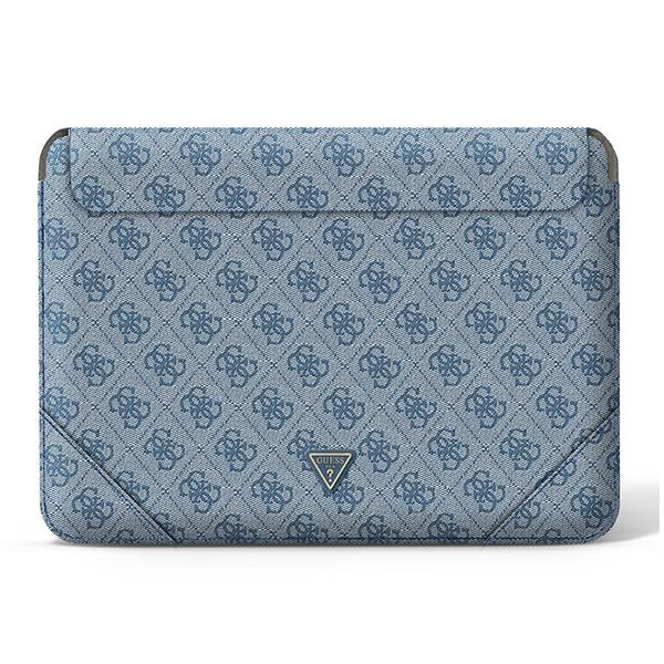 Guess 4G Uptown Triangle Logo dėklas 16" nešiojamajam kompiuteriui – mėlynas -- Laptop Bags