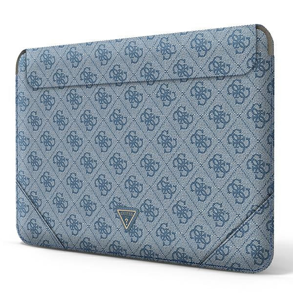 Guess 4G Uptown Triangle Logo dėklas 16" nešiojamajam kompiuteriui – mėlynas -- Laptop Bags