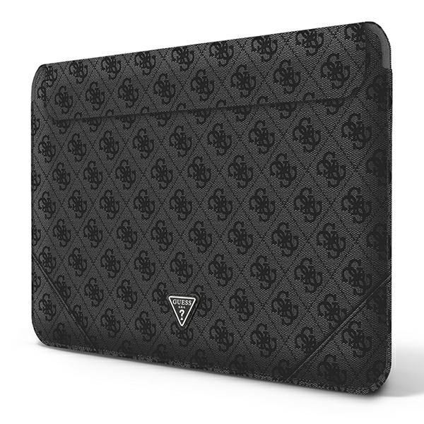 Guess 4G Uptown Triangle Logo dėklas 16" nešiojamajam kompiuteriui – juodas -- Laptop Bags