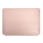 Guess Saffiano Triangle Logo dėklas 16" nešiojamajam kompiuteriui - rožinė -- Laptop Bags