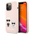 Karl Lagerfeld MagSafe dėklas iPhone 13/13 Pro – rožinis