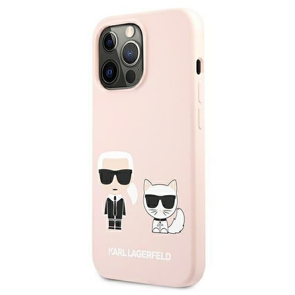 Karl Lagerfeld MagSafe dėklas iPhone 13/13 Pro – rožinis