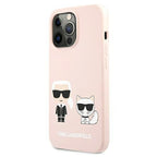 Karl Lagerfeld MagSafe dėklas iPhone 13/13 Pro – rožinis