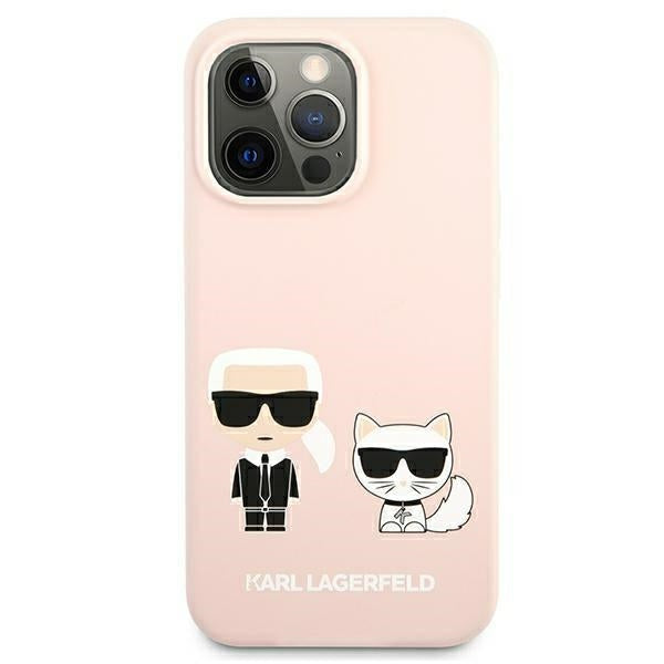 Karl Lagerfeld MagSafe dėklas iPhone 13/13 Pro – rožinis