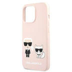 Karl Lagerfeld MagSafe dėklas iPhone 13/13 Pro – rožinis