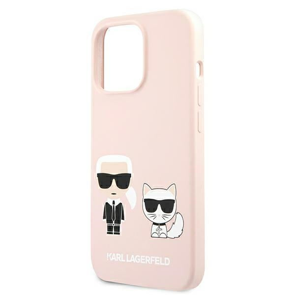 Karl Lagerfeld MagSafe dėklas iPhone 13/13 Pro – rožinis
