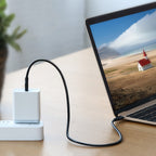 Ugreen US286 USB-C - USB-C 3A 480Mb/s laidas 3m - juodas -- Cell phone cables