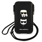 Karl Lagerfeld Saffiano telefono dėklas 6,1" – juodas -- Cell phone cases and covers