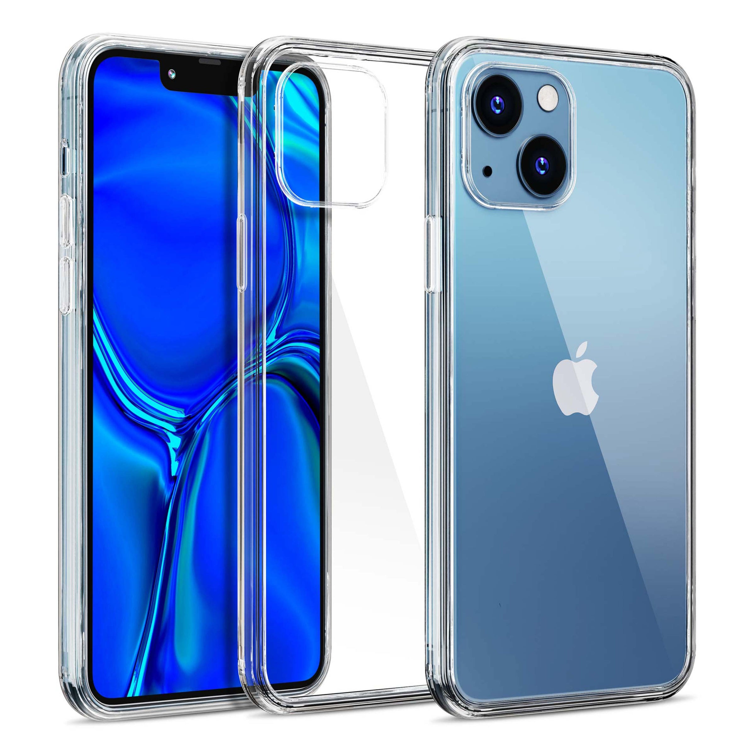 Silikono dėklas iPhone 13 iš 3mk Clear Case serijos - skaidrus