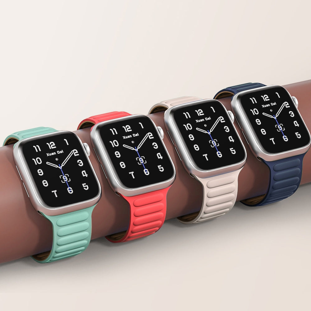 Magnetic Strap magnetinė apyrankė Apple Watch 45mm - raudona -- Apple Watch