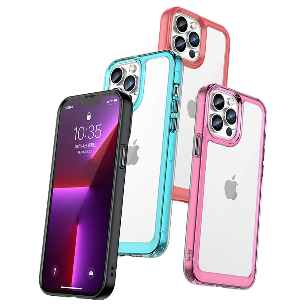 Outer Space Case dėklas iPhone 12 Pro Max – raudonas -- iPhone 12 Pro Max