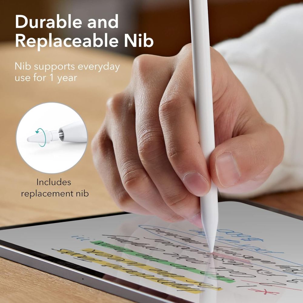 ESR Digital+ magnetinis rašiklis, skirtas iPad – baltas -- Stylus Pens