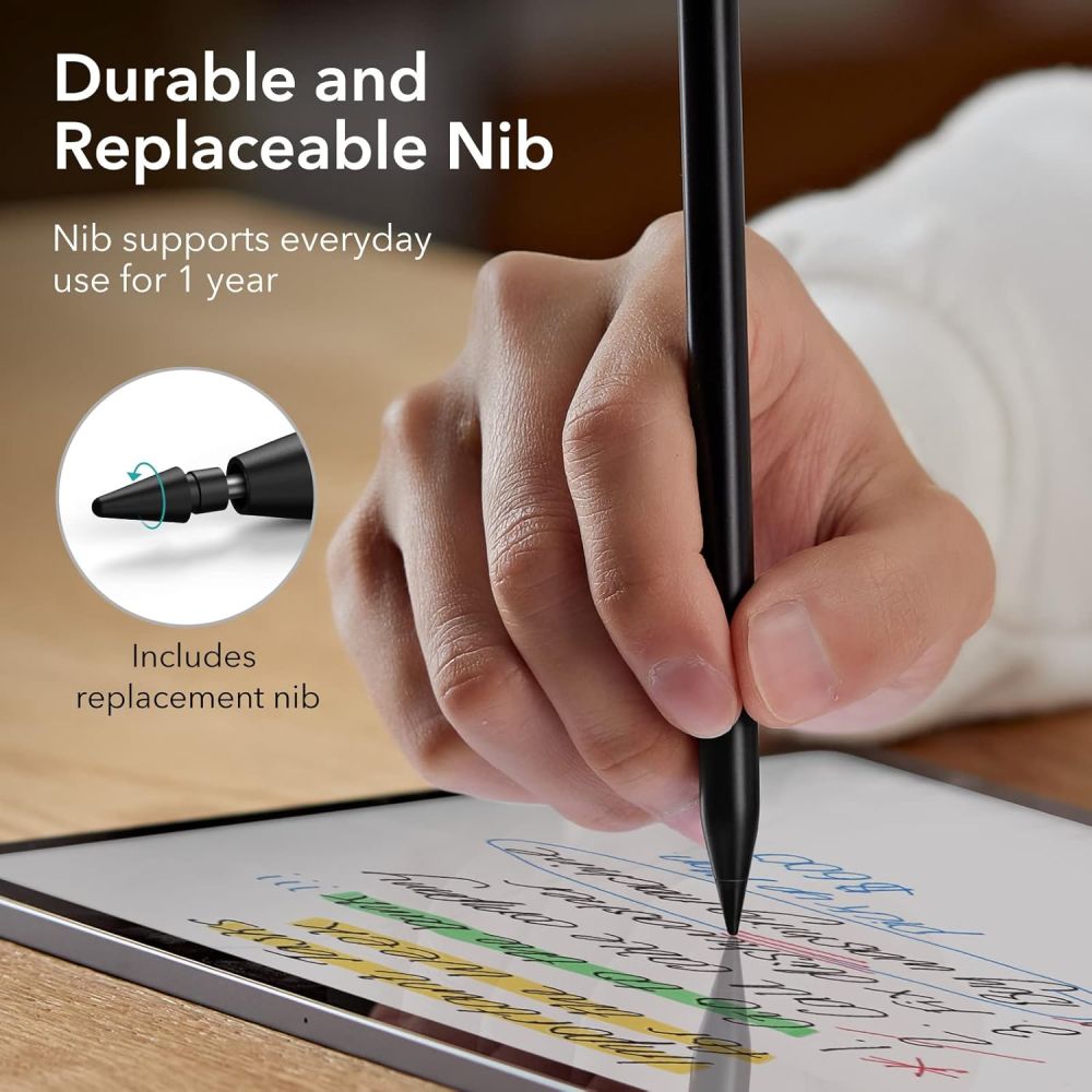 ESR Digital+ magnetinis rašiklis, skirtas iPad – juodas -- Stylus Pens