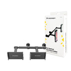 Wozinsky WTHBK1 dvigubas automobilinis telefono laikiklis galvos atramai, juodas