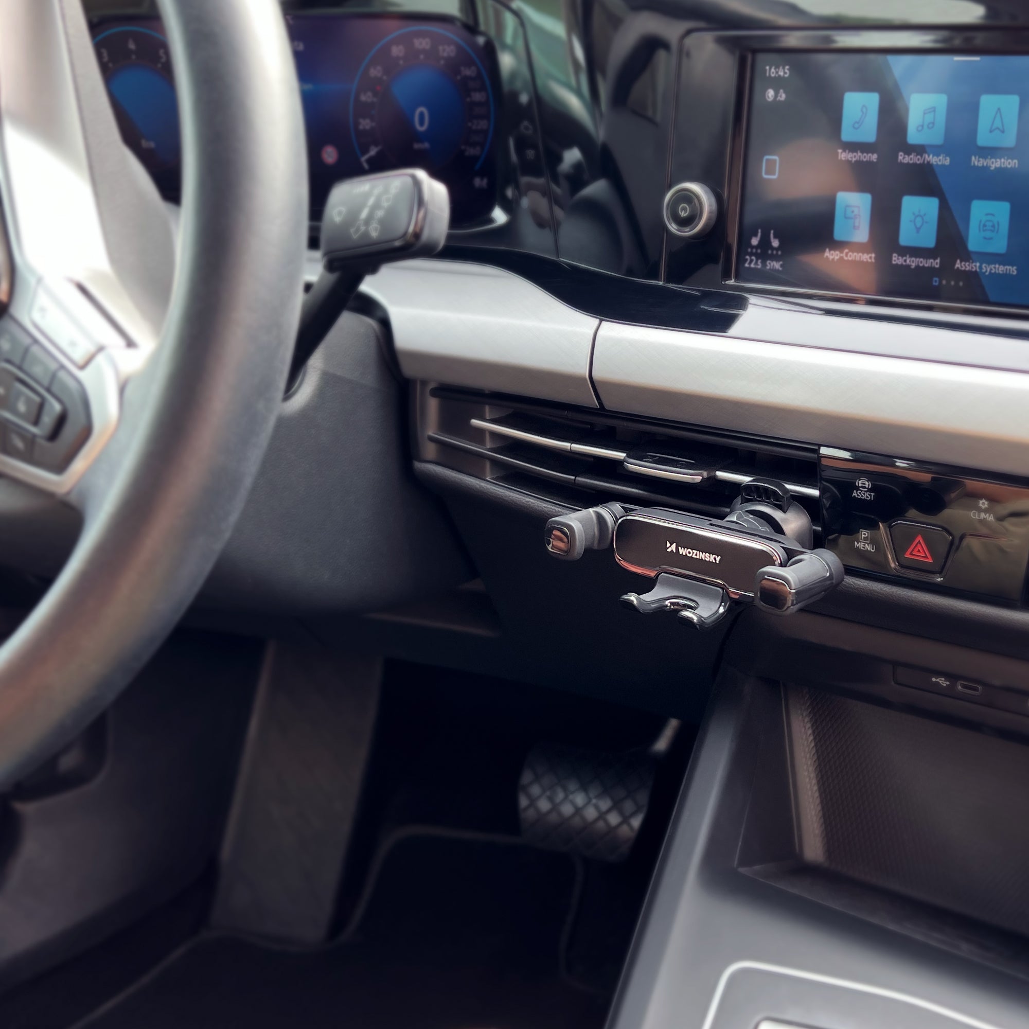 Wozinsky Gravity automobilinis telefono laikiklis WCHBK7 juodas