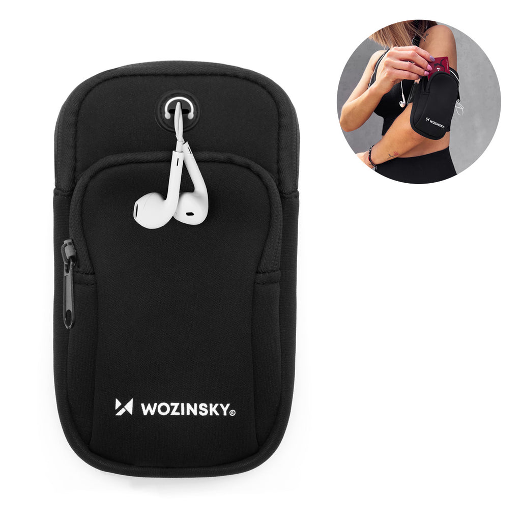 Wozinsky Bėgimo telefonų dirželis juodas (WABBK1) -- Uncategorized