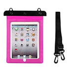 Vandeniui atsparus PVC planšetės dėklas – rožinis -- Cell phone cases and covers