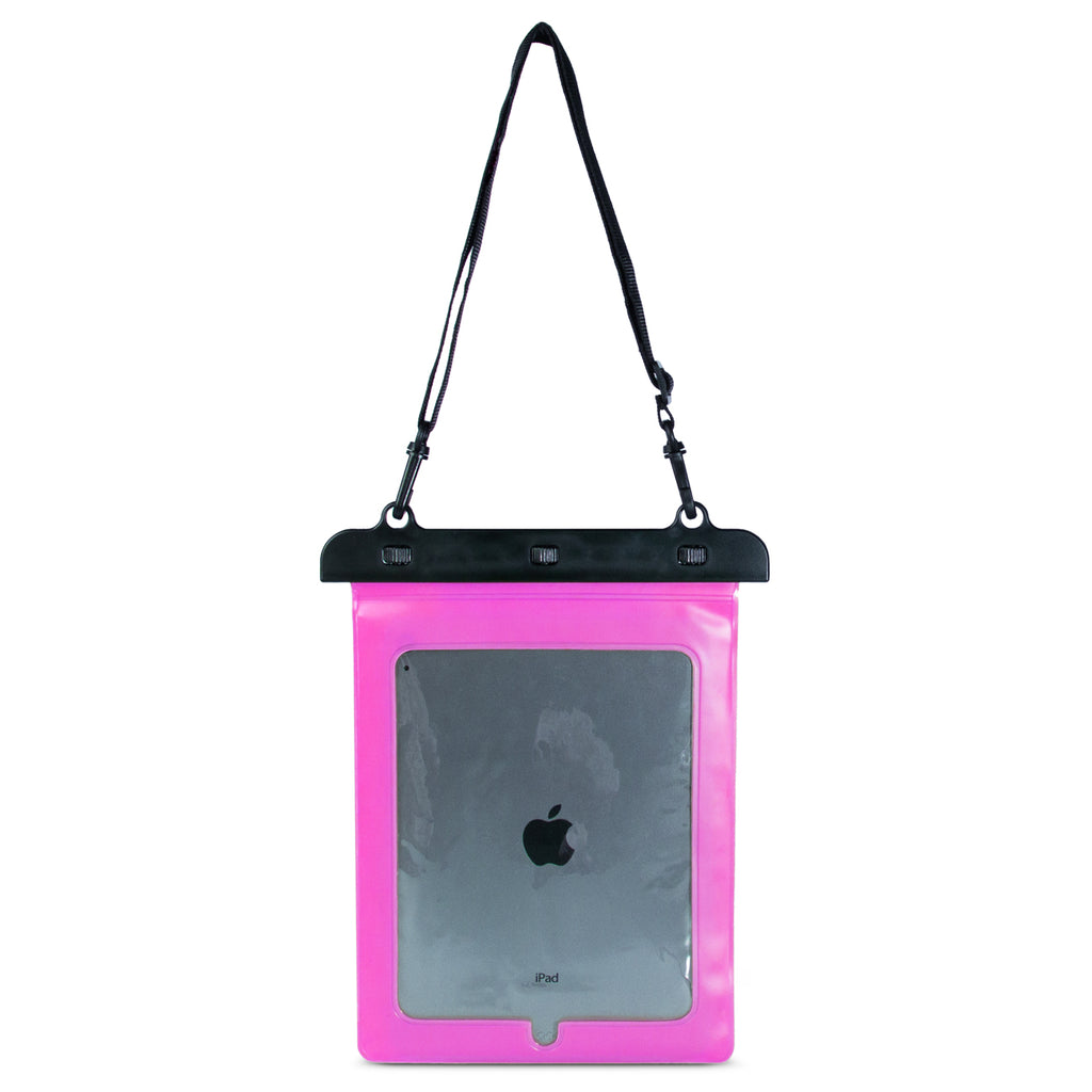 Vandeniui atsparus PVC planšetės dėklas – rožinis -- Cell phone cases and covers