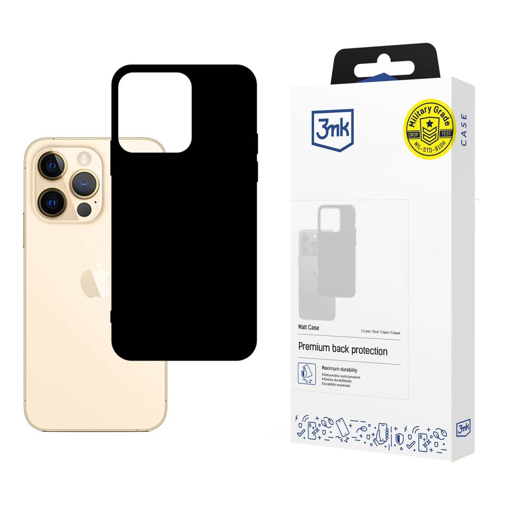 Apple iPhone 13 Pro – 3mk matinis dėklas juodas