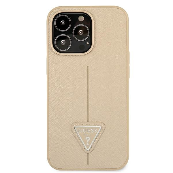 Guess dėklas iPhone 13/13 Pro – smėlinis
