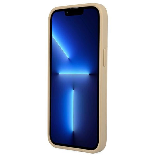 Guess dėklas iPhone 13/13 Pro – smėlinis