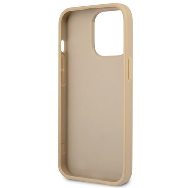 Guess dėklas iPhone 13/13 Pro – smėlinis