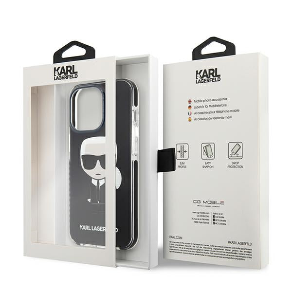 Karl Lagerfeld dėklas iPhone 13 Pro/13 – juodas