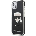 Karl Lagerfeld Ikonik Karl dėklas iPhone 13 mini – juodas