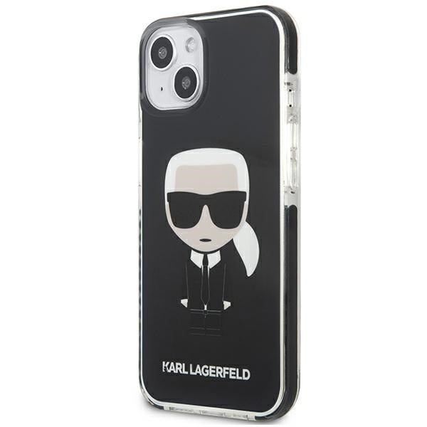 Karl Lagerfeld Ikonik Karl dėklas iPhone 13 mini – juodas