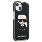 Karl Lagerfeld Ikonik Karl dėklas iPhone 13 mini – juodas