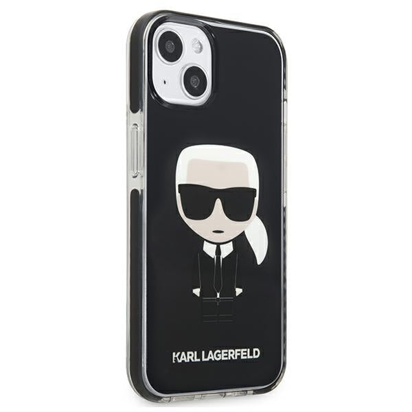 Karl Lagerfeld Ikonik Karl dėklas iPhone 13 mini – juodas