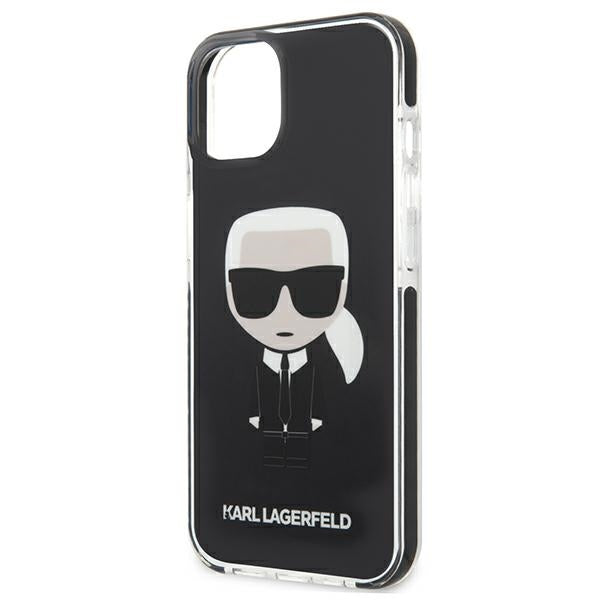 Karl Lagerfeld Ikonik Karl dėklas iPhone 13 mini – juodas