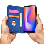 Magnet dėklas-piniginė iPhone 12 – mėlynas -- iPhone 12