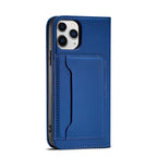 Magnet dėklas-piniginė iPhone 12 – mėlynas -- iPhone 12