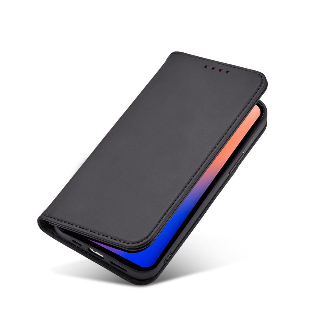 Magnetinis dėklas-piniginė iPhone 12 Pro – juodas -- iPhone 12 Pro