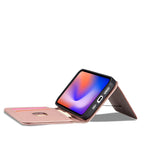 Magnetinis dėklas-piniginė iPhone 12 Pro – rožinis -- iPhone 12 Pro