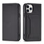 Magnet Card Case dėklas-piniginė iPhone 12 Pro Max – juodas -- iPhone 12 Pro Max