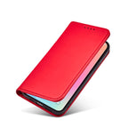 Magnet Card Case dėklas iPhone 13 Pro – raudonas