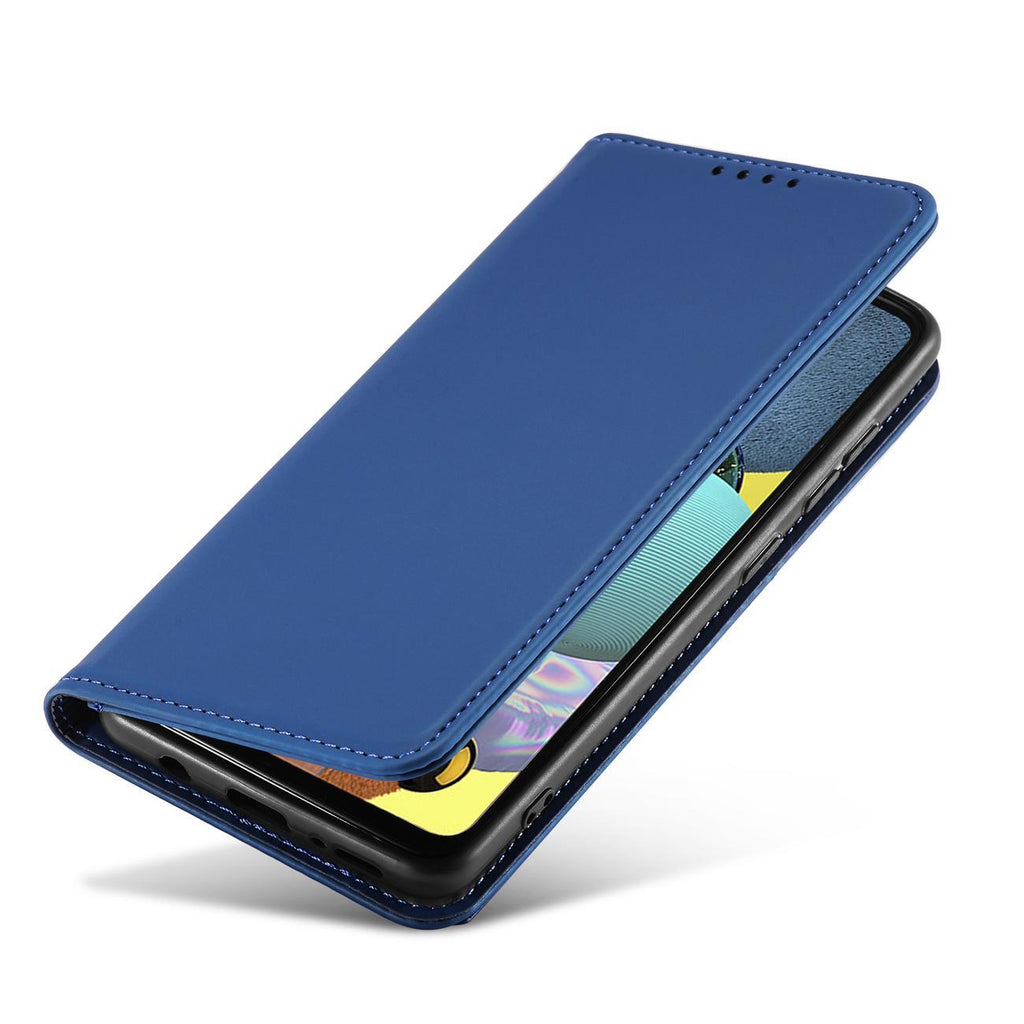 Magnet Card Case dėklas Samsung Galaxy A13 5G – mėlynas -- Samsung Galaxy A13