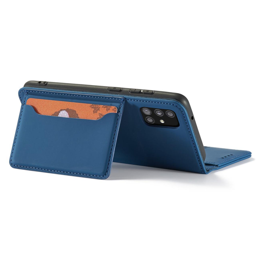 Magnet Card Case dėklas Samsung Galaxy A13 5G – mėlynas -- Samsung Galaxy A13